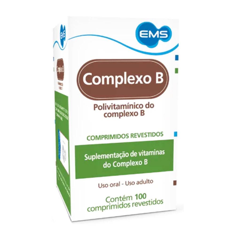 Complexo B Com 100 Comprimidos - UnicPharma