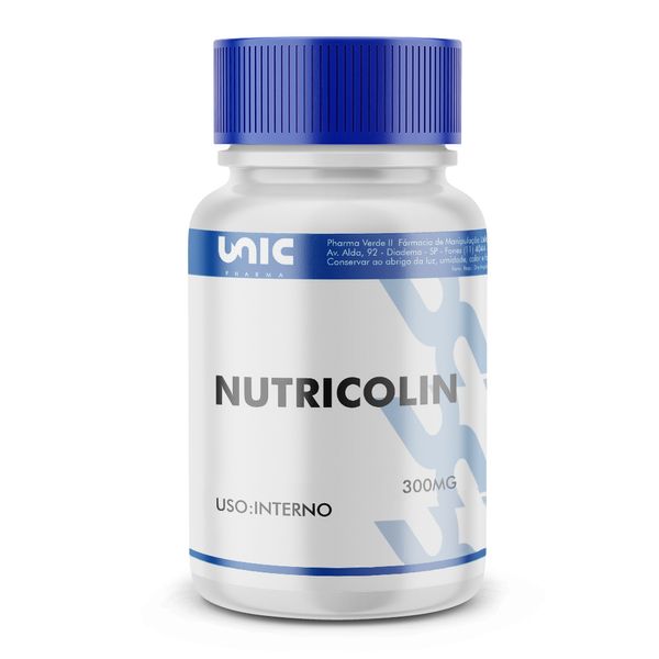 Nutricolin 300mg com selo de autenticidade 120 Cápsulas