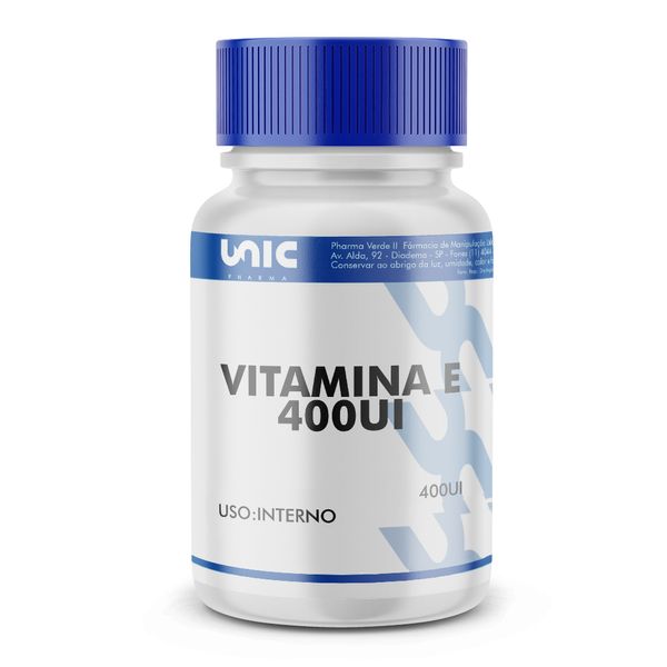 Vitamina e 400ui 30 Cápsulas