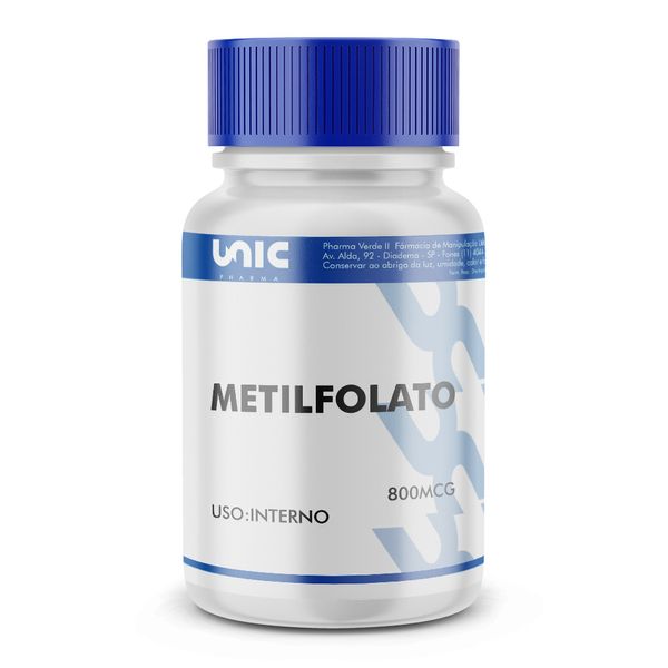 Metilfolato 800mcg em Cápsulas 60 Cápsulas