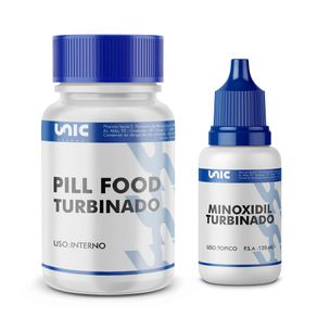 Pill-Food-Turbinado-60-Caps---Minoxidil-Turbinado-120ml