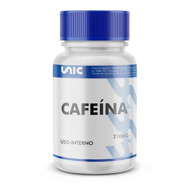 Cafeína 210mg 120 Cápsulas