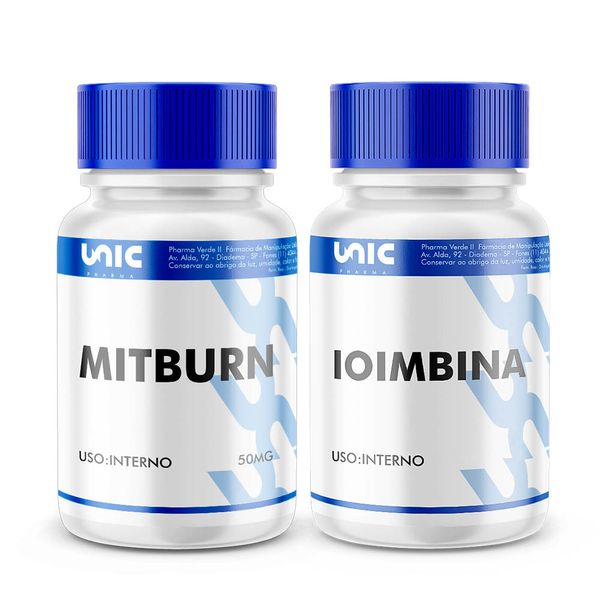 Mitburn 50Mg 30Caps + Ioimbine 5Mg - 60 Caps