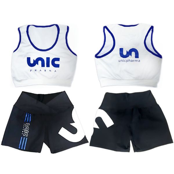 Conjunto Top e Short Fitness Unic M