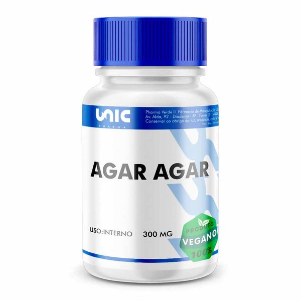 Agar agar 300mg 60 Cápsulas Vegan