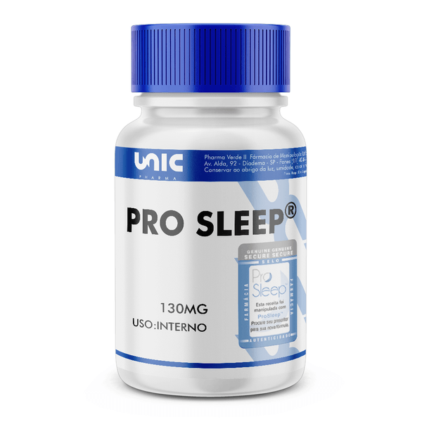 Pro Sleep 130mg com selo de autenticidade - 60 Cápsulas